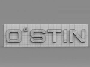 ostin logo 3D 模型