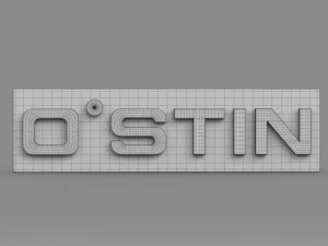 ostin logo 3D Model