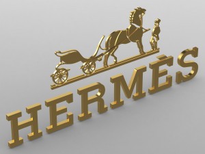 hermes logo 3D Model