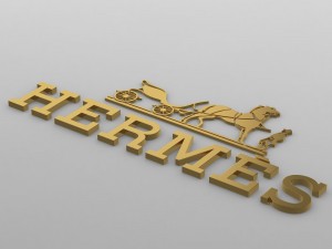 hermes logo 3D Model