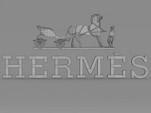hermes logo 3D Model