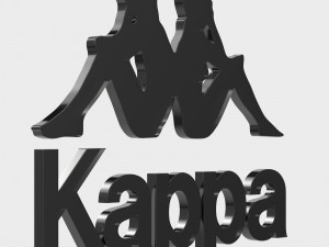 kappa logo 3Dモデル