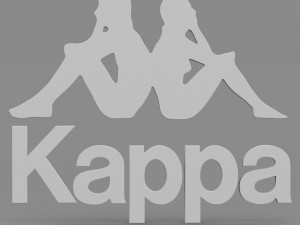 kappa logo 3Dモデル