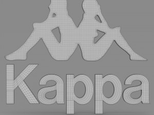kappa logo 3Dモデル