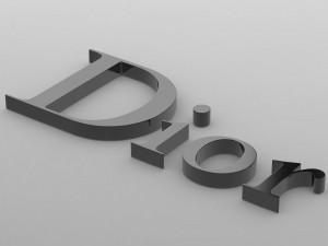 dior logo 2 3D Model