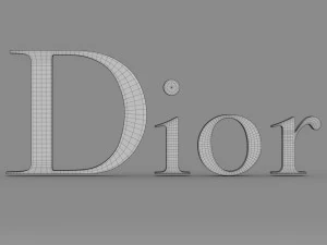 dior logo 2 3D Model