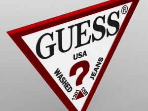 guess logo Modello 3D