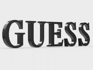 guess logo 2 3D Model