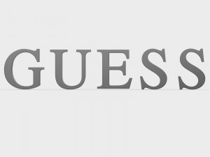 guess logo 2 3D Model