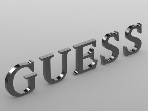 guess logo 2 3D Model