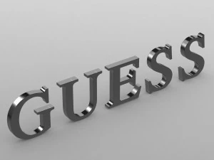 guess logo 2 3D Model