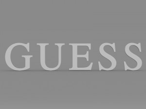guess logo 2 3D Model