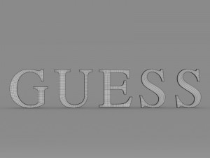 guess logo 2 3D Model