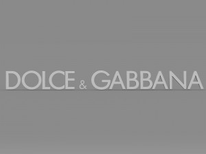 dolce gabbana logo 3D Model