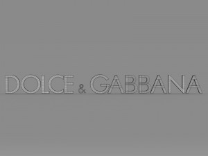 dolce gabbana logo 3D Model