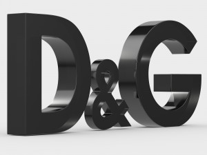 dolce gabbana logo 2 3D Model