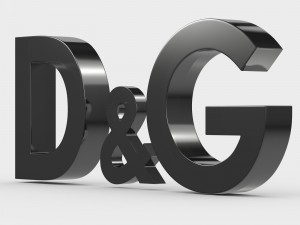 dolce gabbana logo 2 3D Model