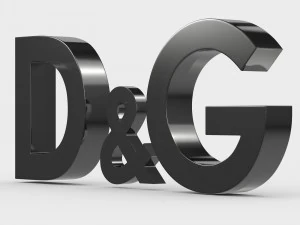dolce gabbana logo 2 3D Model