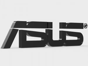 logo asus Modello 3D