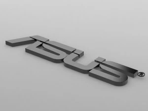 logo asus Modello 3D
