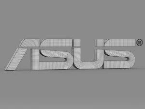 logo asus Modello 3D