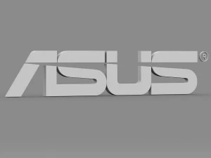 logo asus Modello 3D