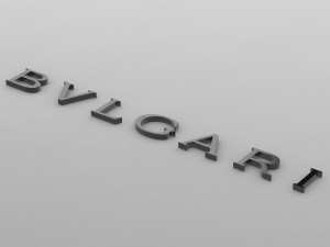 bulgari logo 3D मॉडल