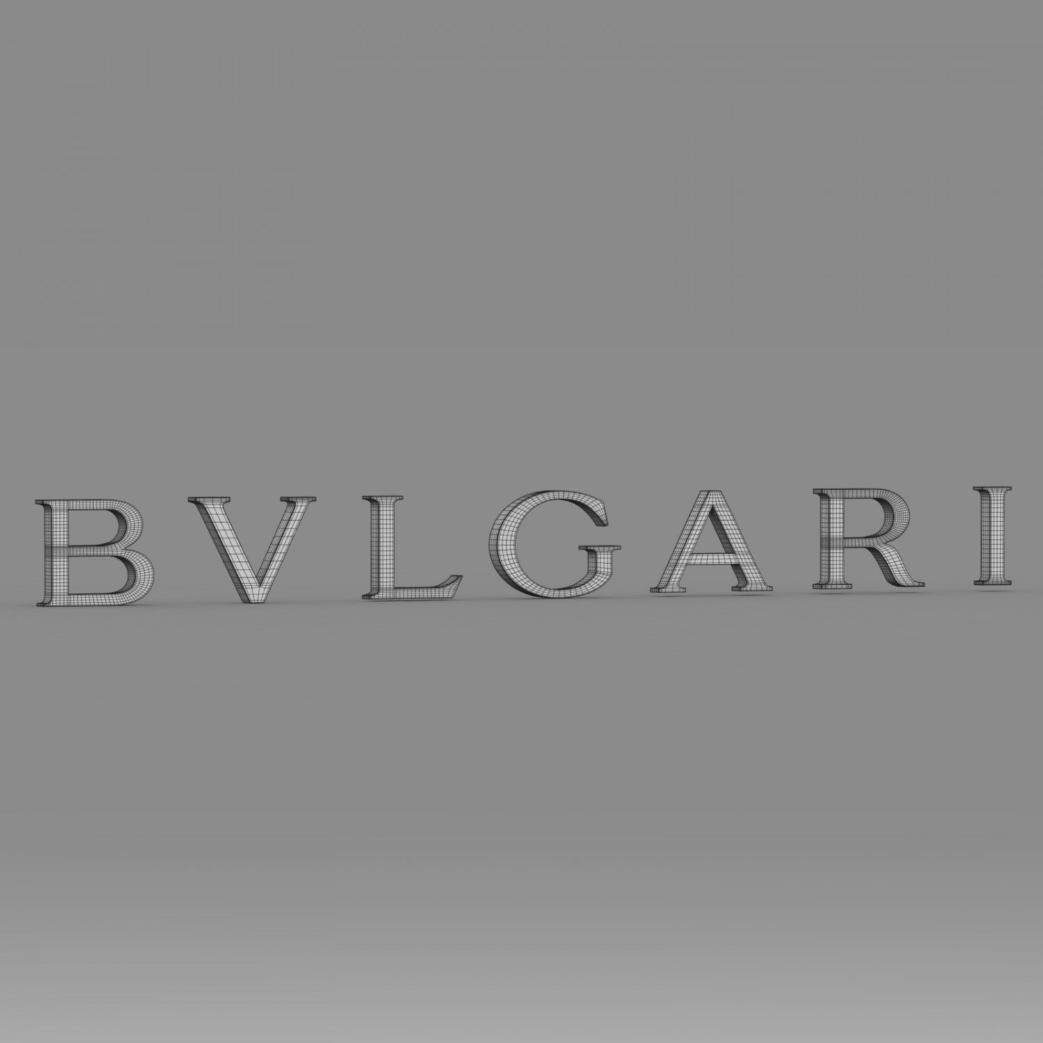 Bulgari Logo - 3D Print Model by 3d_logoman