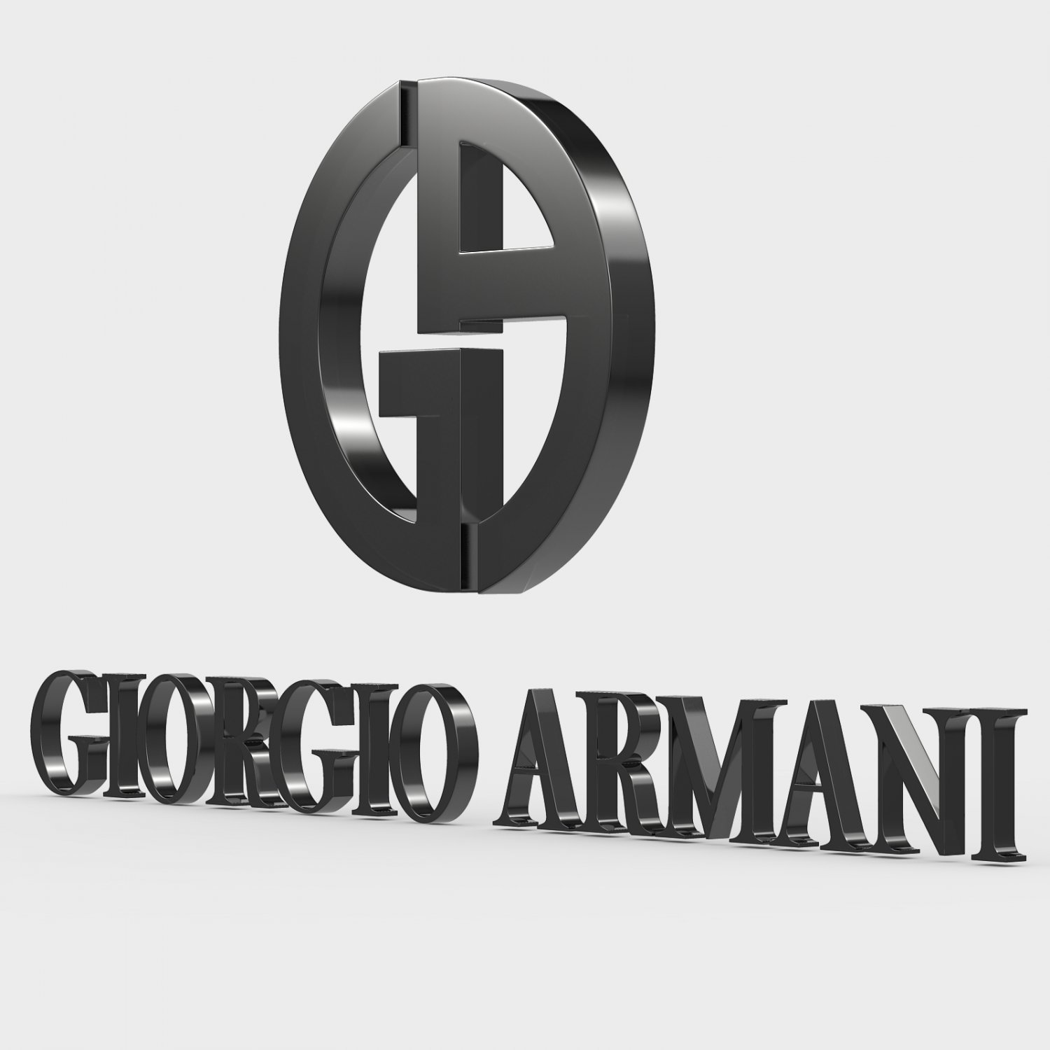 giorgio armani logo 3D Model in Clothing 3DExport
