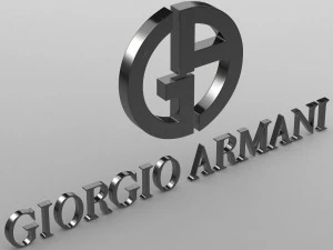 giorgio armani logo 3D Model