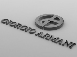 giorgio armani logo 3D मॉडल