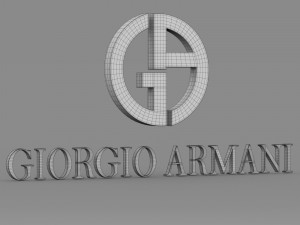 giorgio armani logo 3D मॉडल