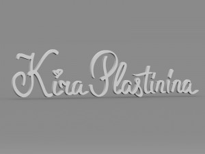kira plastinina logo 3D Model