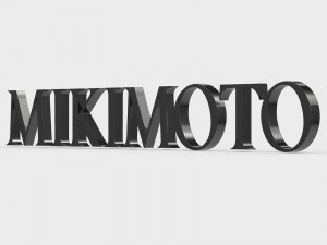 mikimoto logo 3D Модель