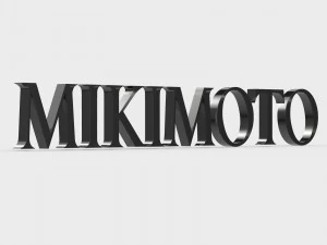 mikimoto logo 3D Model