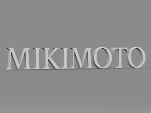 mikimoto logo 3D Model