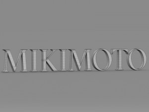 mikimoto logo 3D Model