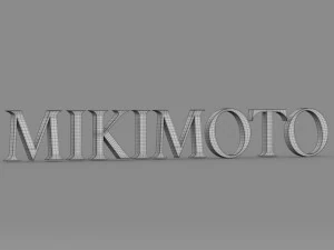 mikimoto logo 3D Model