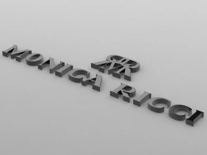 monica ricci logo 3D Model