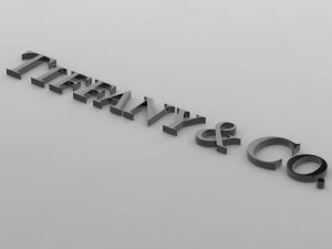 tiffany logo 3D Model