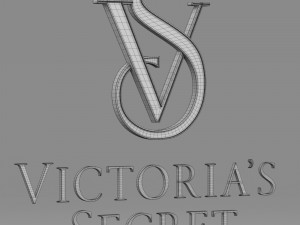 victorias secret logo Modelo 3D