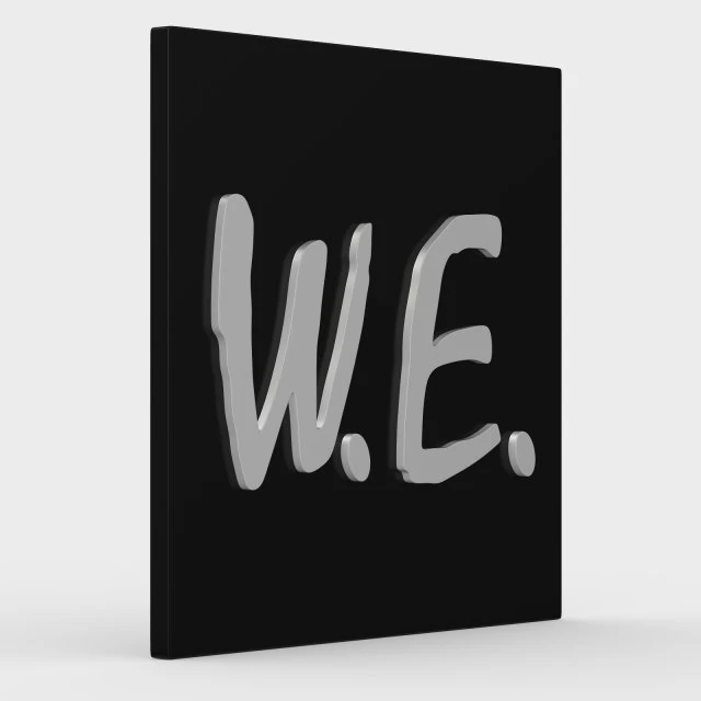 we logo 3D Model .c4d .max .obj .3ds .fbx .stl .blend 