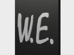 we logo 3D Model