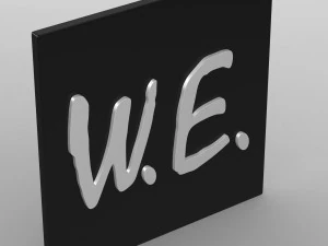 we logo 3D Model