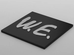 we logo 3D Model