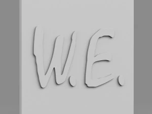 we logo 3D Model