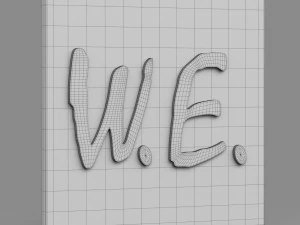 we logo 3D Model