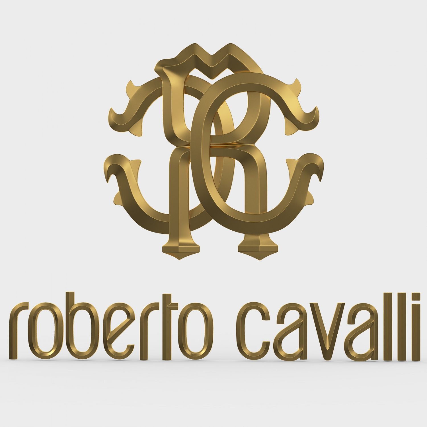 Roberto cavalli logo Modelo 3D in Ropa 3DExport
