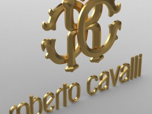 roberto cavalli logo 3D Model