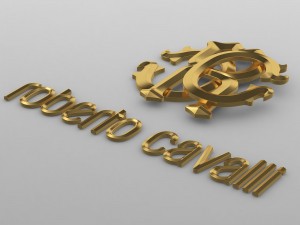 roberto cavalli logo 3D Model